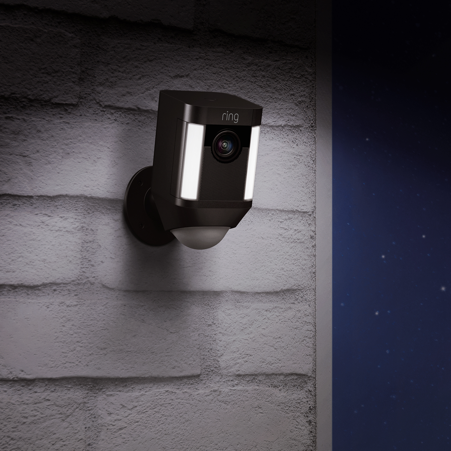 RING Spotlight Cam Battery Zwart