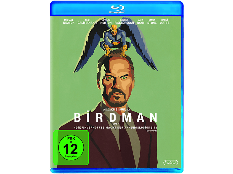 Birdman oder (die unverhoffte Macht der Ahnungslosigkeit) Blu-ray (FSK: 12)