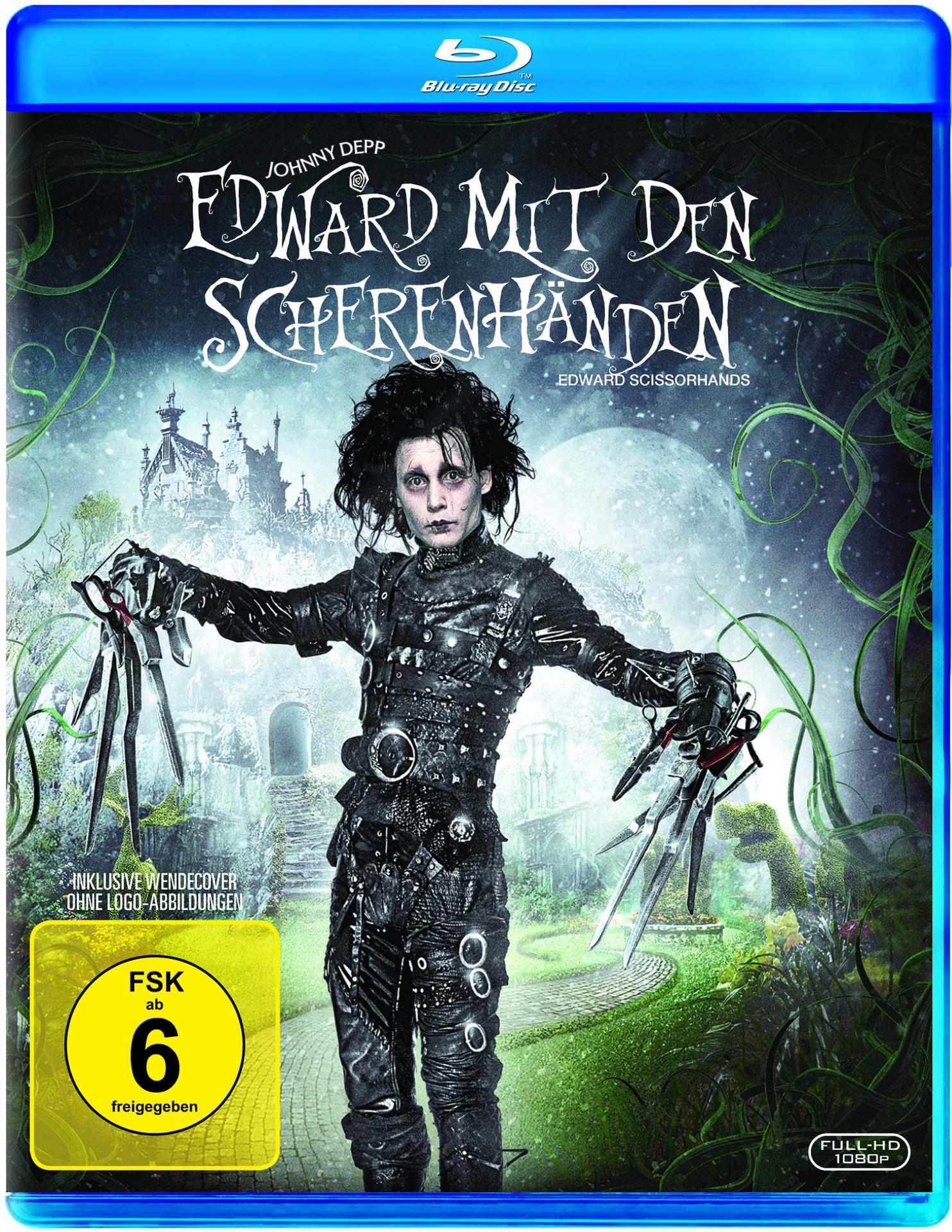 Blu-ray mit Edward den Scherenhänden