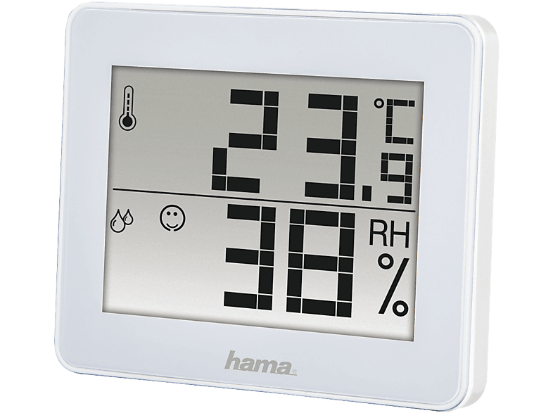 Hama 186360 Thermo-/Hygrometer "TH-130", Weiß