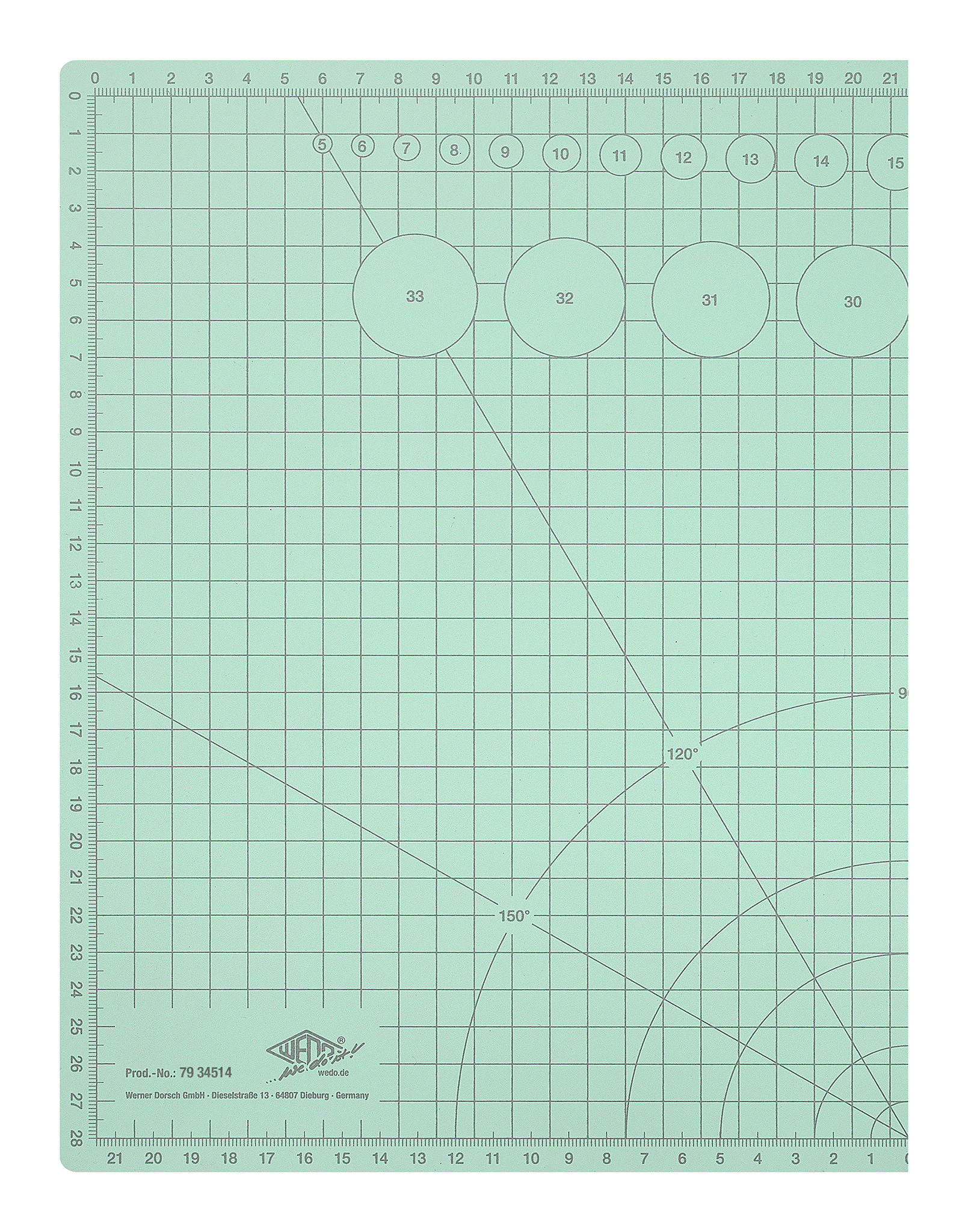 WEDO 7934514 Schneidematte Grün