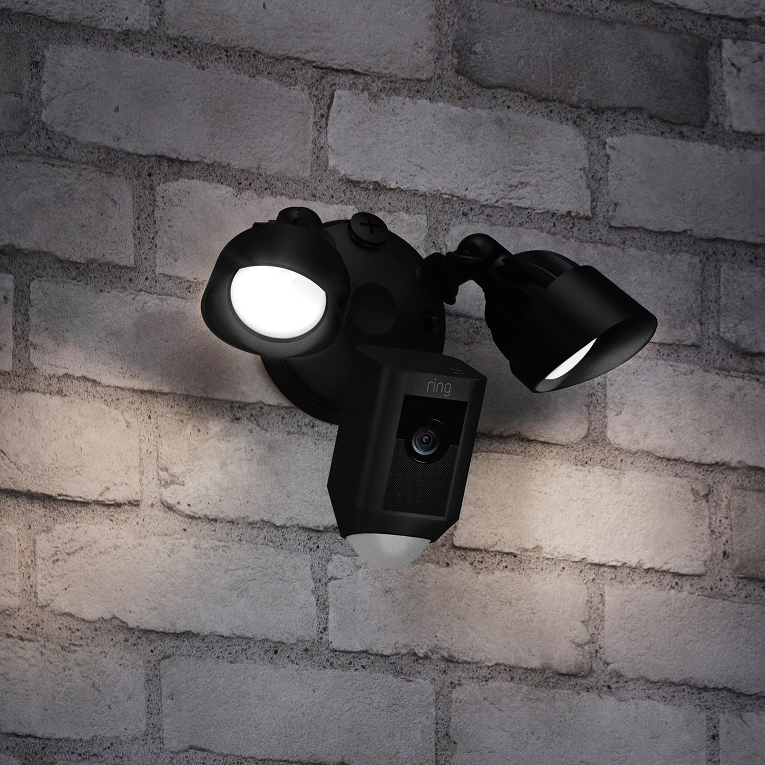 RING Floodlight Cam Zwart