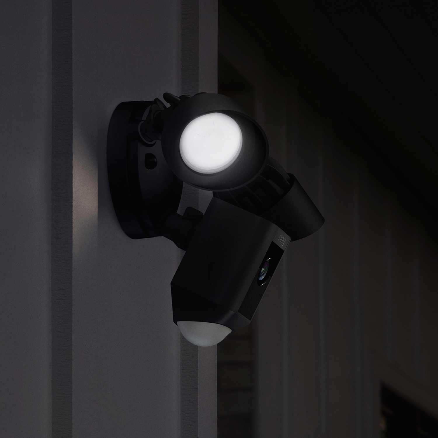 RING Floodlight Cam Zwart
