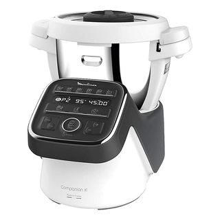 MOULINEX Companion XL HF80C8CH - Robot de cuisine avec fonction cuisson (Gris/Blanc)