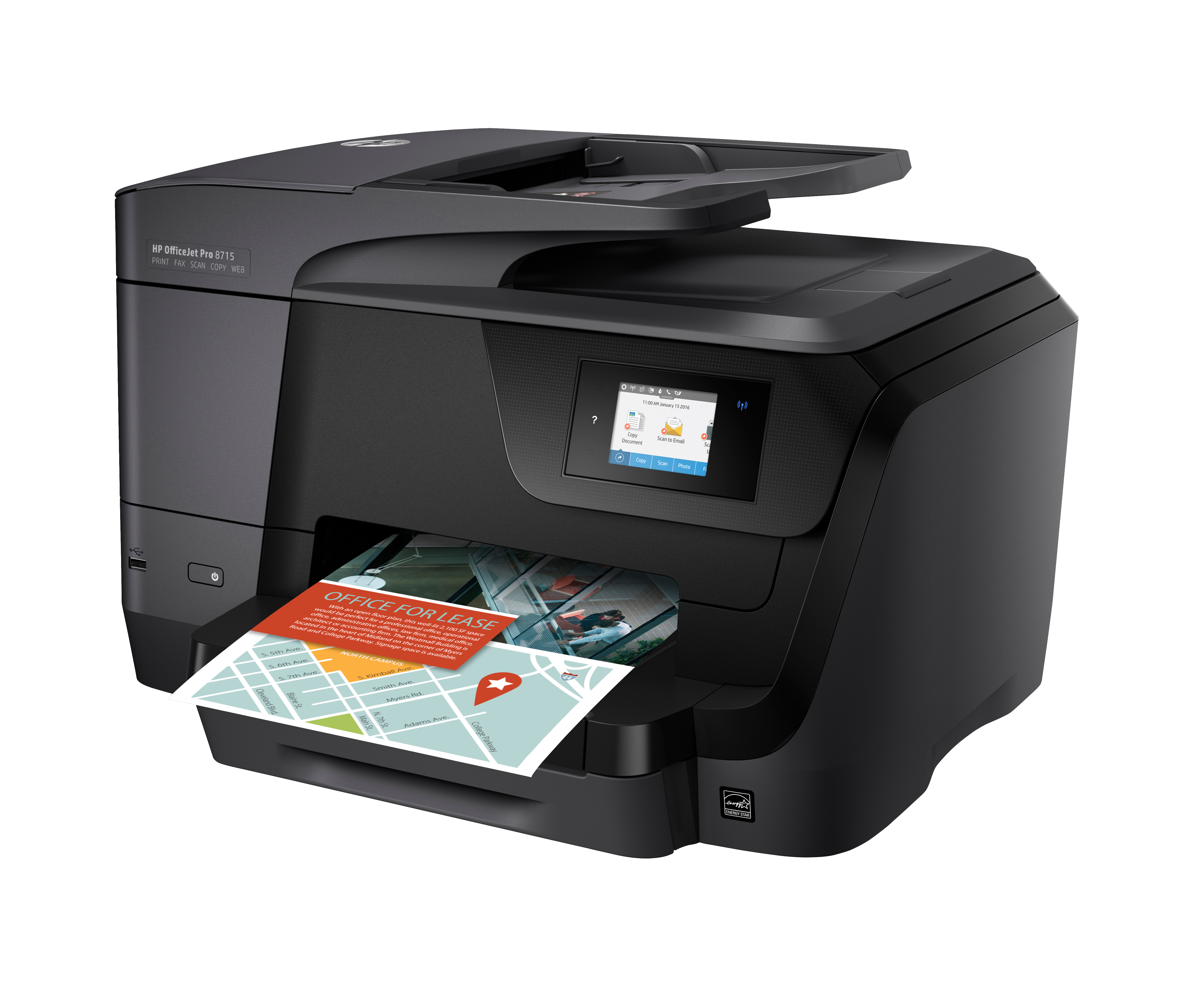 HP OfficeJet Pro 8715 (Instant Ink) 4-in-1 Multifunktionsdrucker