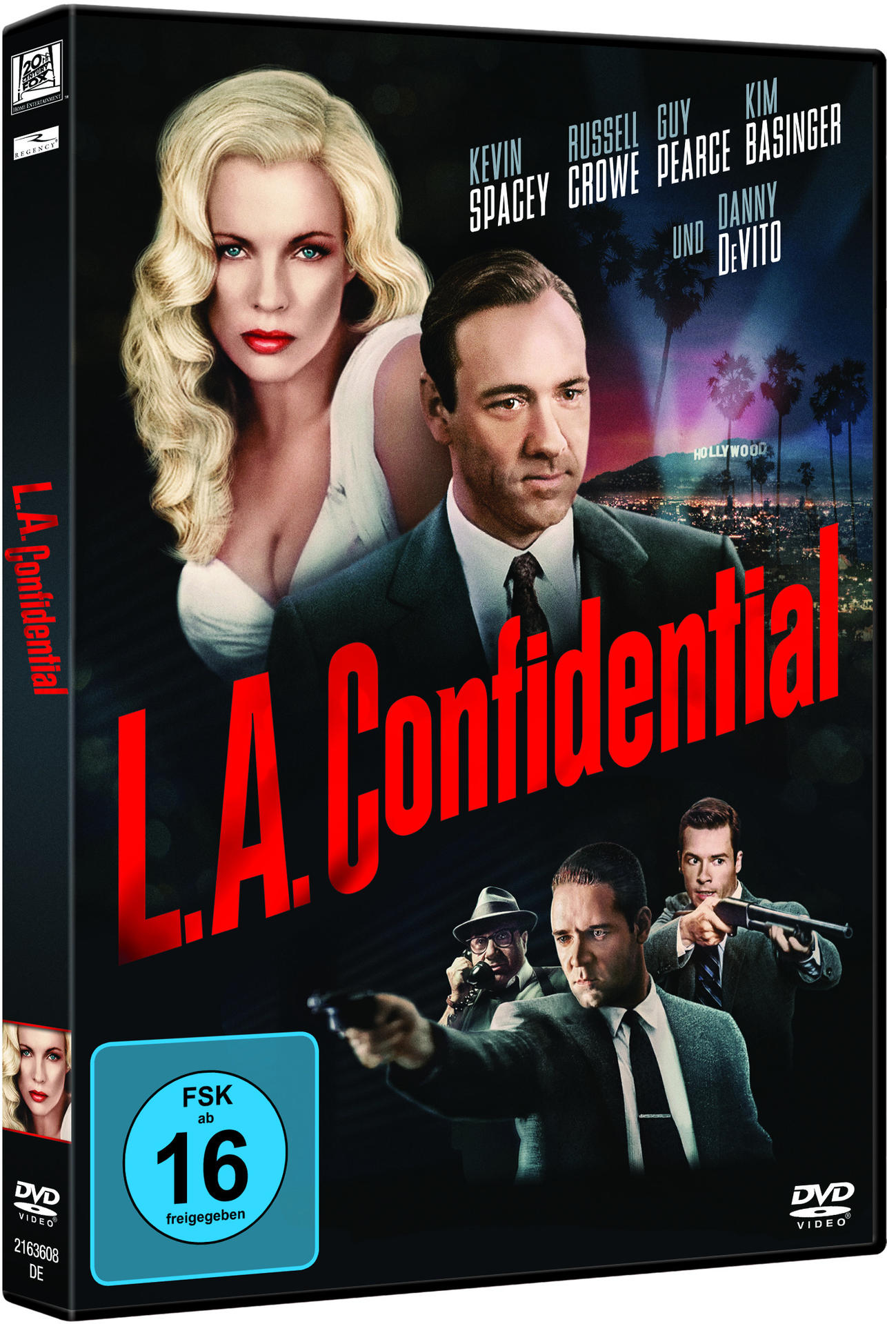 L.A. Confidential DVD-Cover mit Kevin Spacey und anderen.