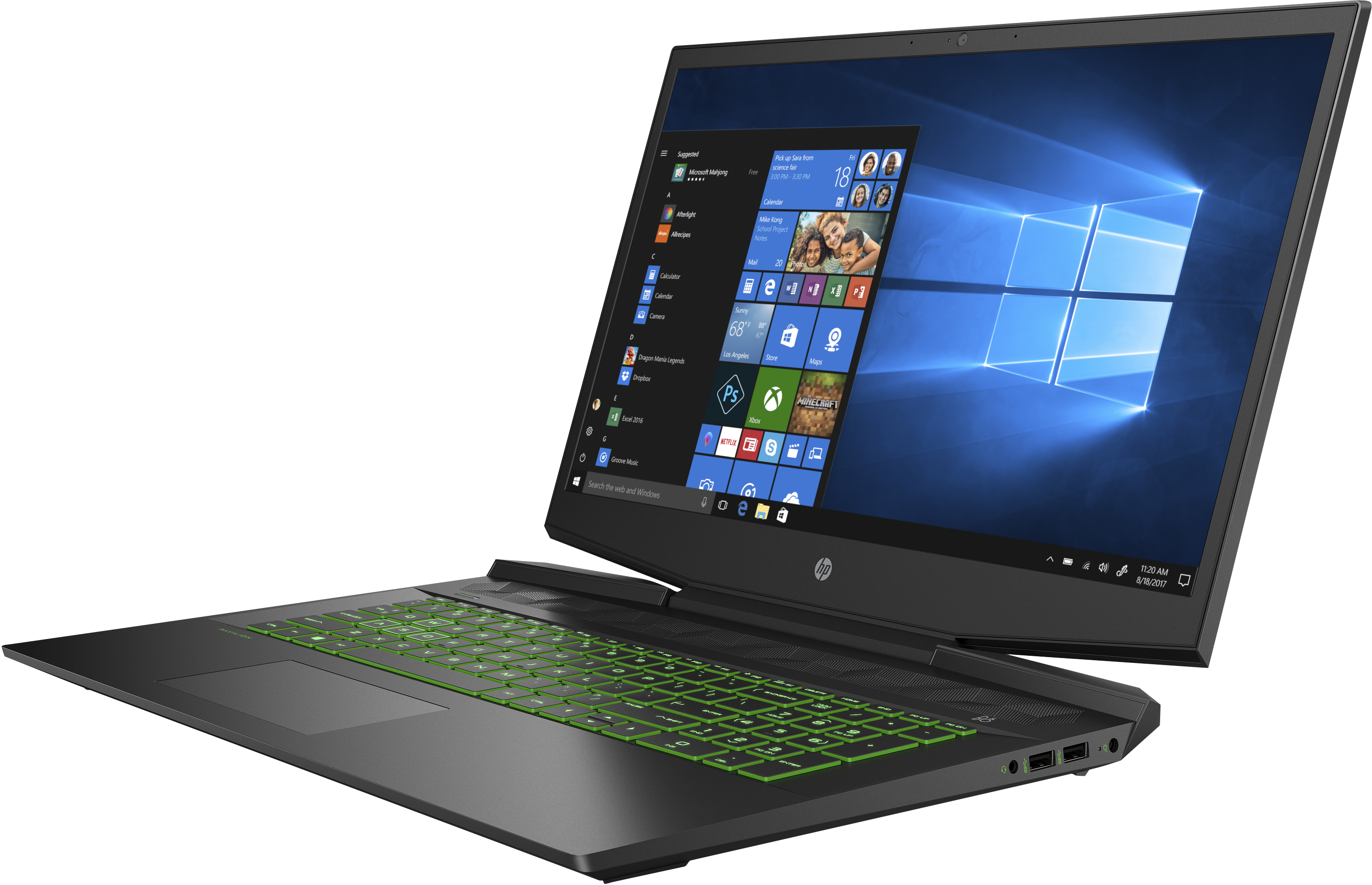 HP Pavilion 17-cd0310ng - 17,3 Zoll - Intel® Core™ i5 i5-9300H - 8 GB - 512 GB - NVIDIA GeForce® GTX 1650 - Windows 10 Home (64 Bit)