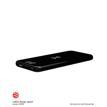 ANDI BE FREE Wireless Fast Charging Powerbank Universell, Schwarz