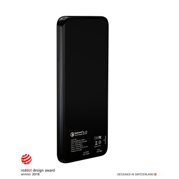 ANDI BE FREE Wireless Fast Charging Powerbank Universell, Schwarz