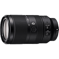 SONY SEL70350G 70 mm - 350 mm f/4.5-6.3 G-Lens, ED, ASPH, OSS, FHB, Circulare Blende, DMR (Objektiv für Sony E-Mount, Schwarz)