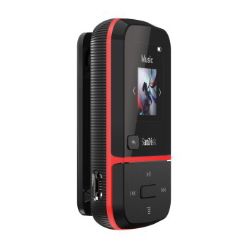 SANDISK Clip Sport Go MP3 Player (16 GB, Rot)