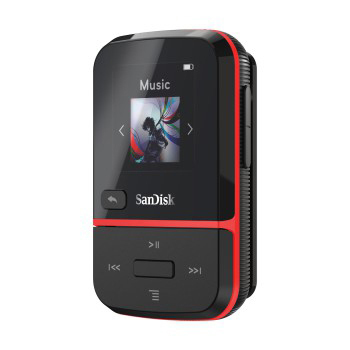 SANDISK Clip Sport Go MP3 Player (16 GB, Rot)
