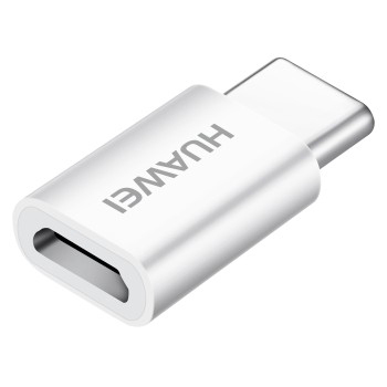 HUAWEI micro-USB auf USB-C, Adapter, Weiß