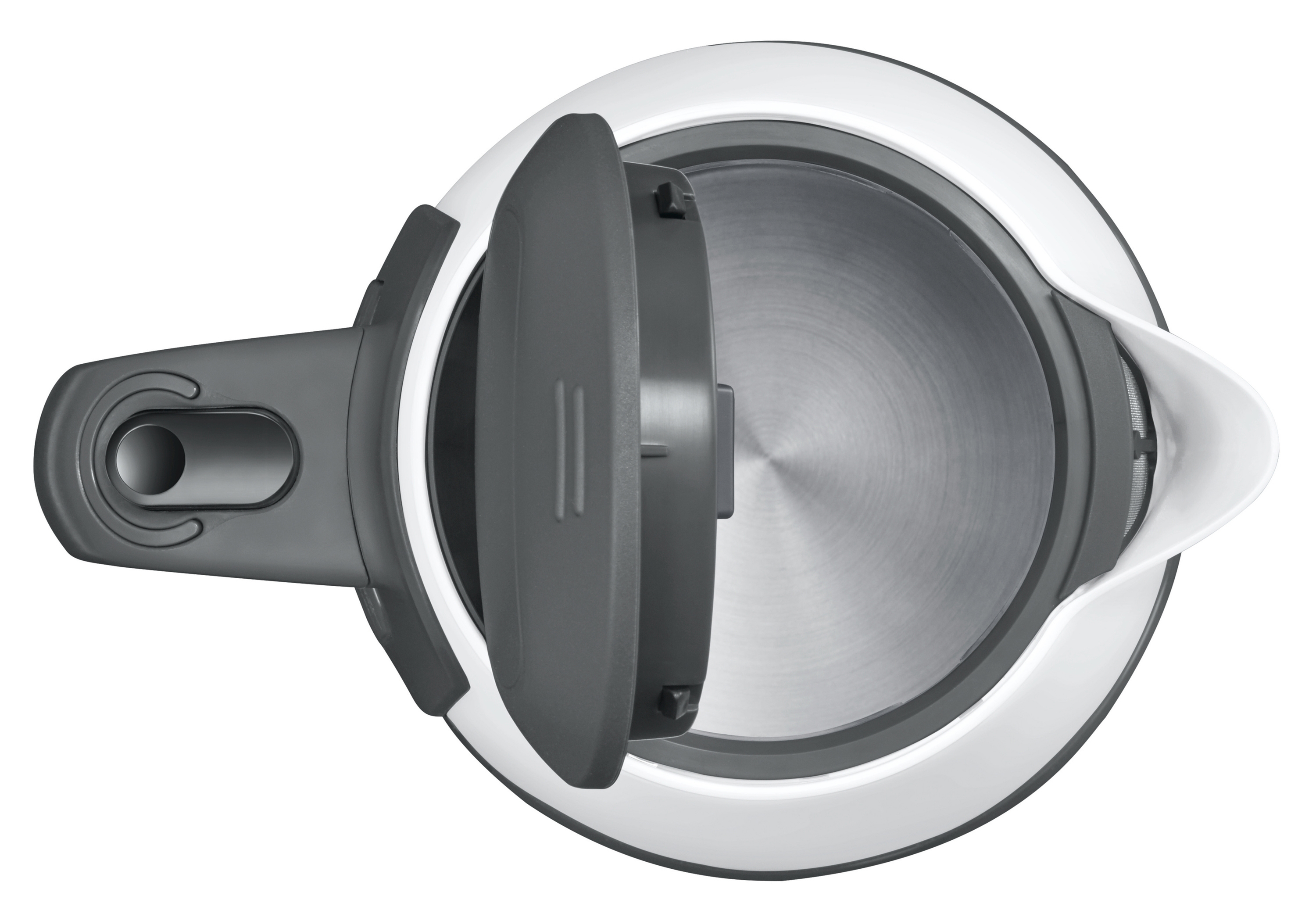 BOSCH TWK6A011 ComfortLine Wasserkocher, Weiß/Dunkelgrau