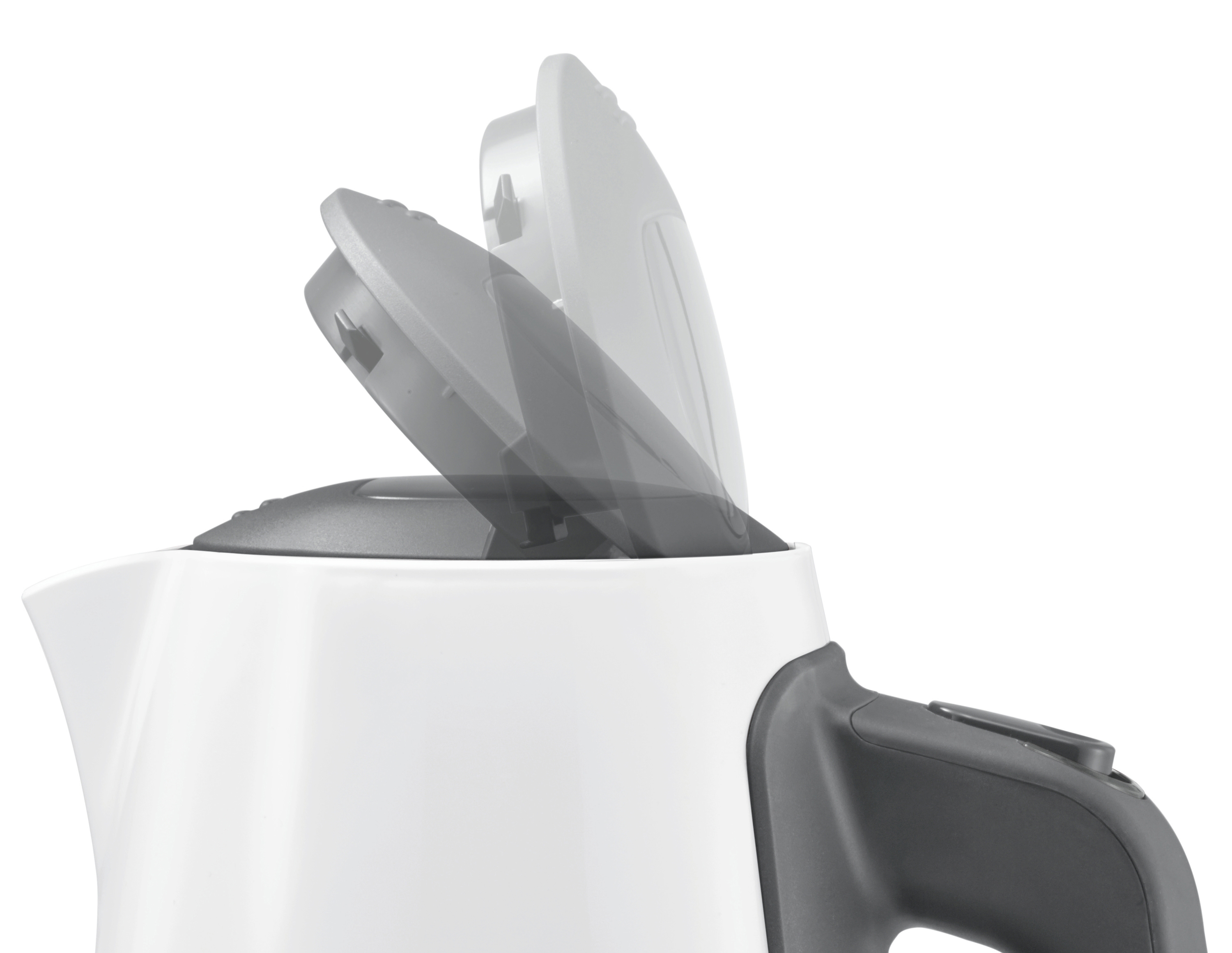 BOSCH TWK6A011 ComfortLine Wasserkocher, Weiß/Dunkelgrau