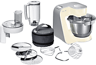 BOSCH MUM58920 CreationLine Küchenmaschine Vanille (Rührschüsselkapazität: 3,9 Liter, 1000 Watt)