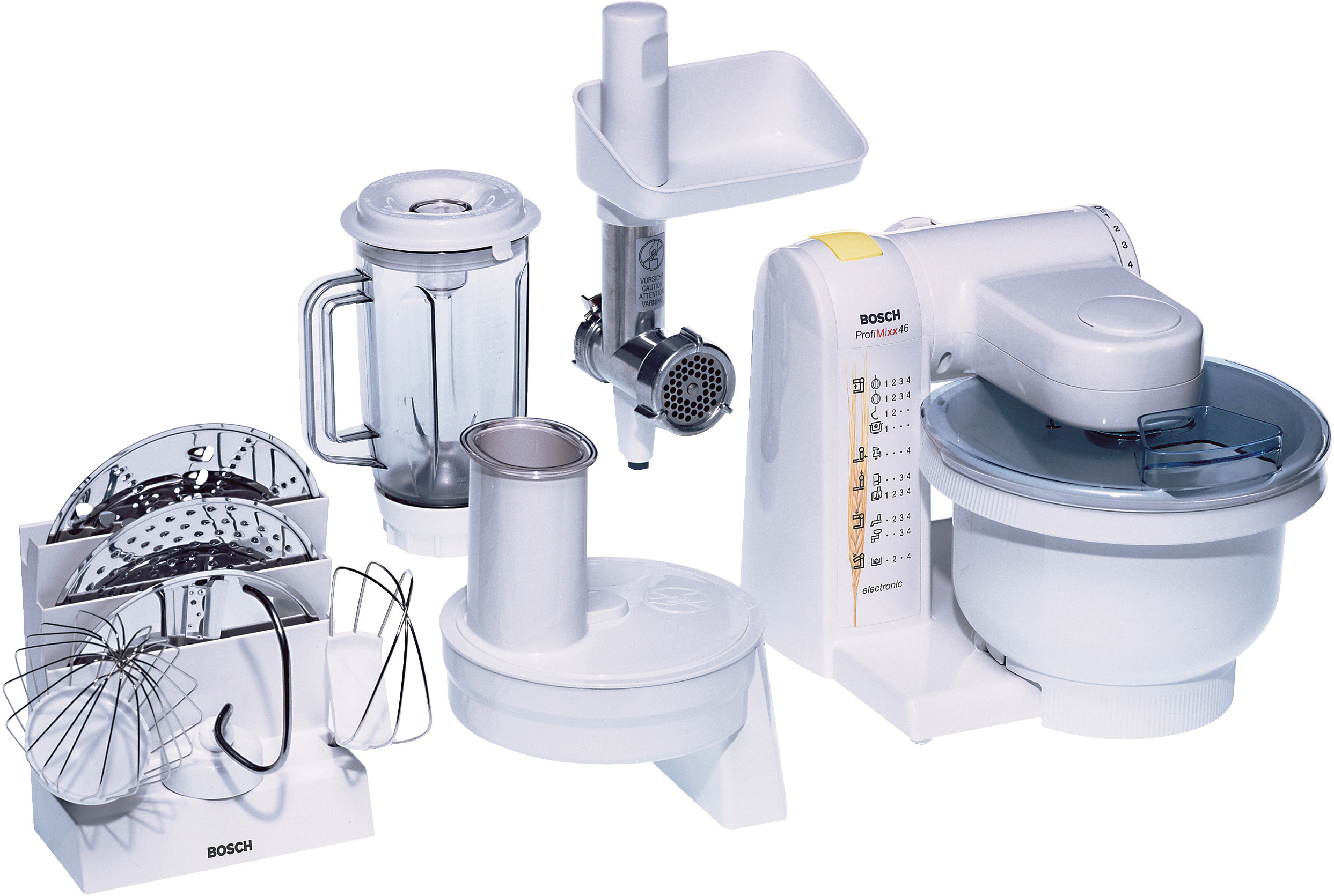 BOSCH MUM4655EU Küchenmaschine Weiß (Rührschüsselkapazität: 3,9 l, 550 Watt)