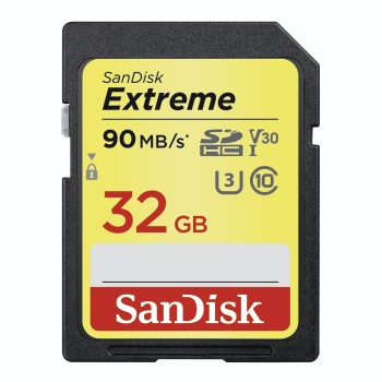 SANDISK Extreme®, SDHC Speicherkarte, 32 GB, 90 MB/s