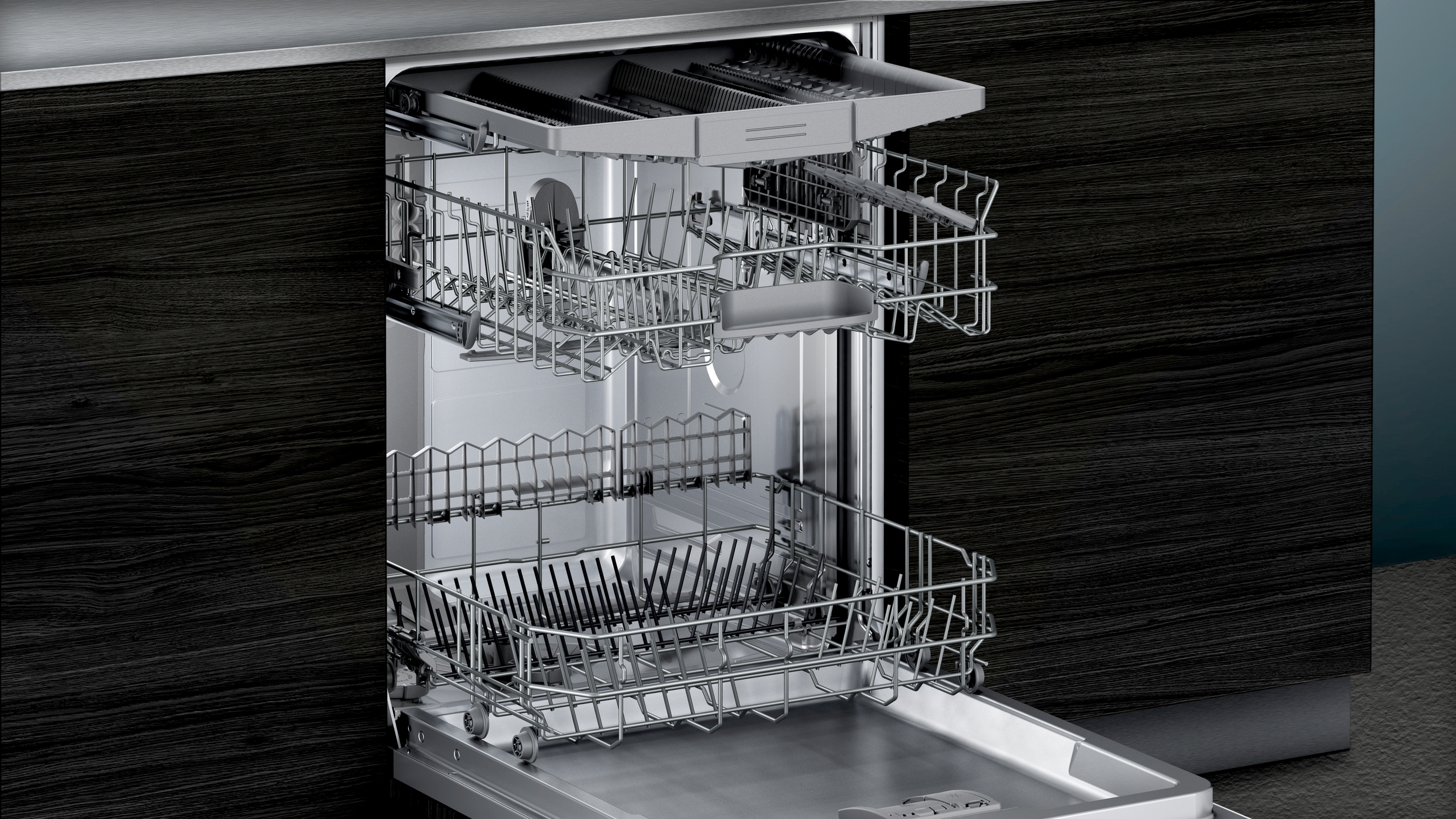 Lavavajillas integrable - Balay 3VH386NA, 14 servicios, 4 programas, 60 cm, Media carga, Inox