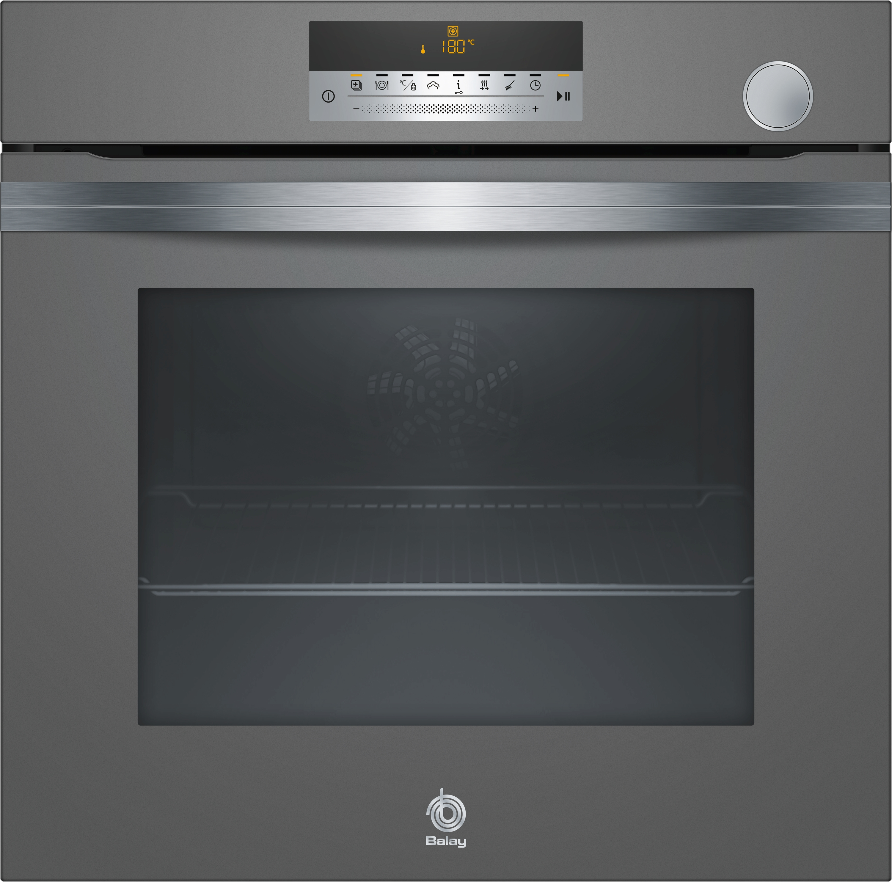 Horno Vapor Combinado 60Cm - Balay 3HA5888A1, 3600 W, 50-60 Hz,Gris Antracita