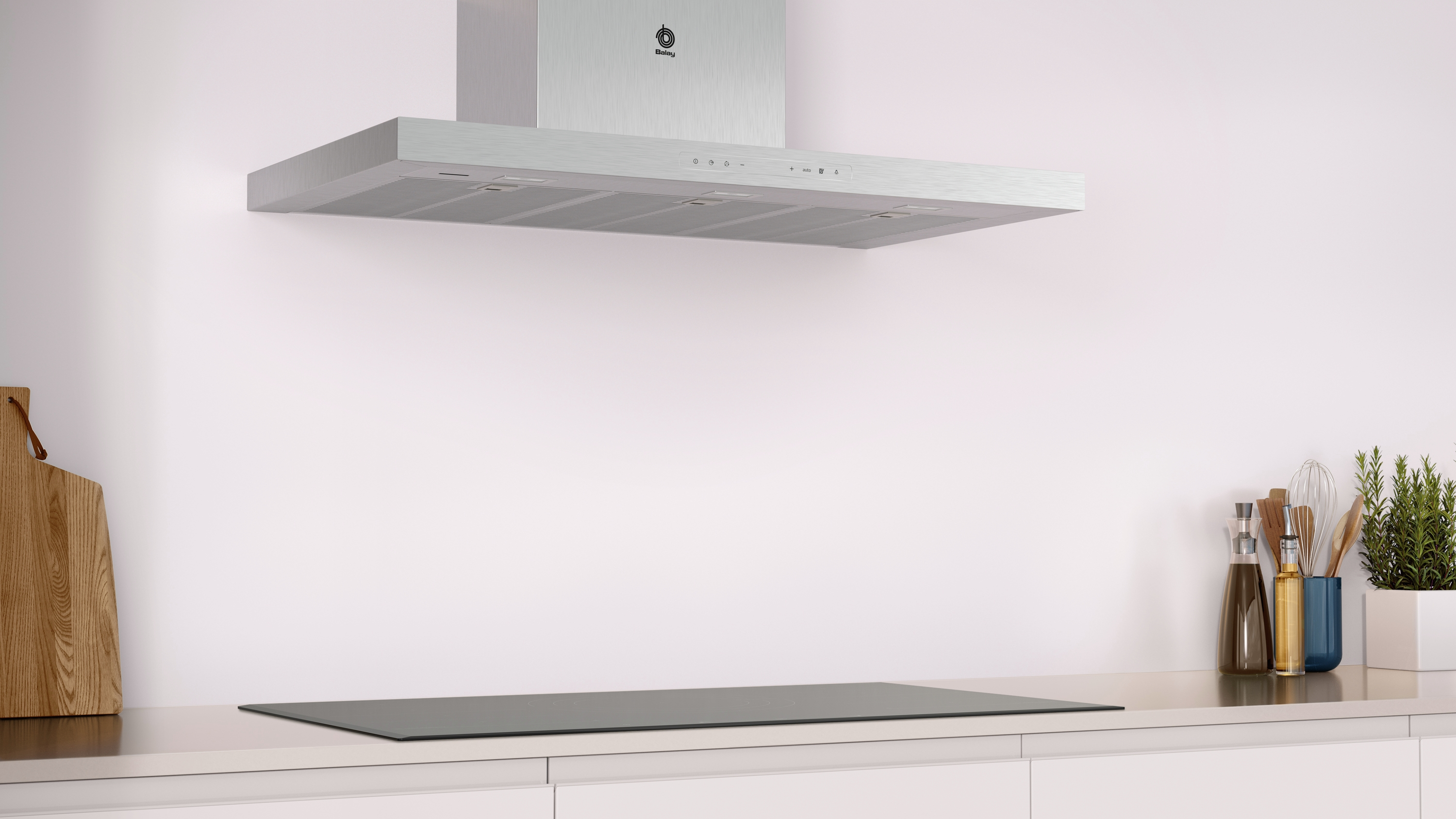 Campana decorativa - Balay 3BC998AXD, 165 W, 50-60 Hz, A+,