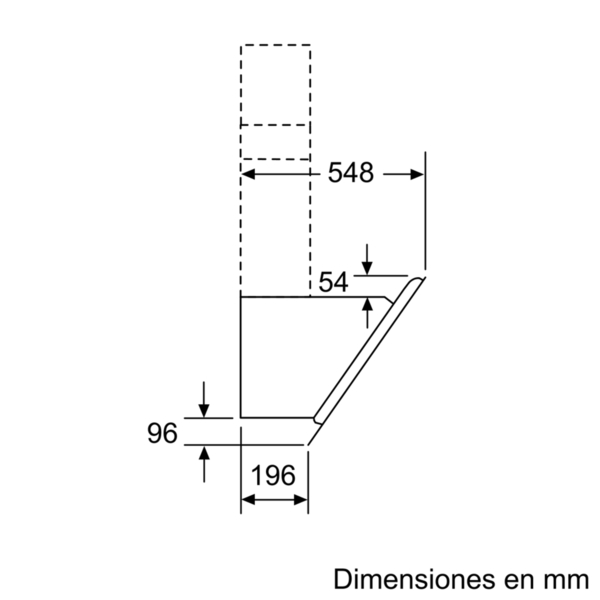 Campana convencional - Balay 3BC598ANC, 263 W, 50-60 Hz