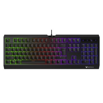 RAPOO V56S, Gaming Tastatur, kabelgebunden, Sonstiges, Rubberdome, Schwarz