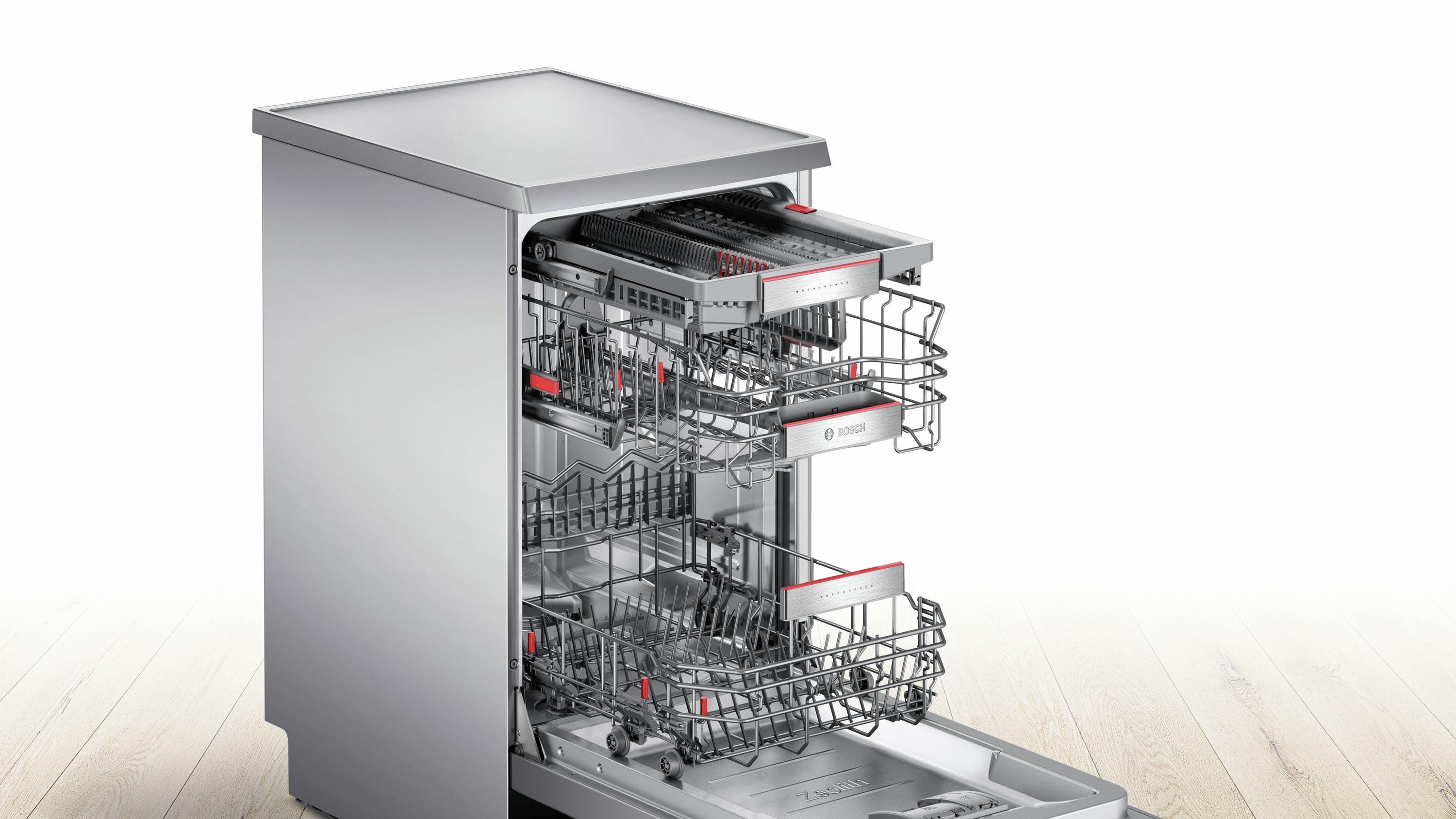 Lavavajillas - Bosch SPS66TI00E, 2400 W, 50; 60 Hz, A++, Acero inoxidable cromo pintado