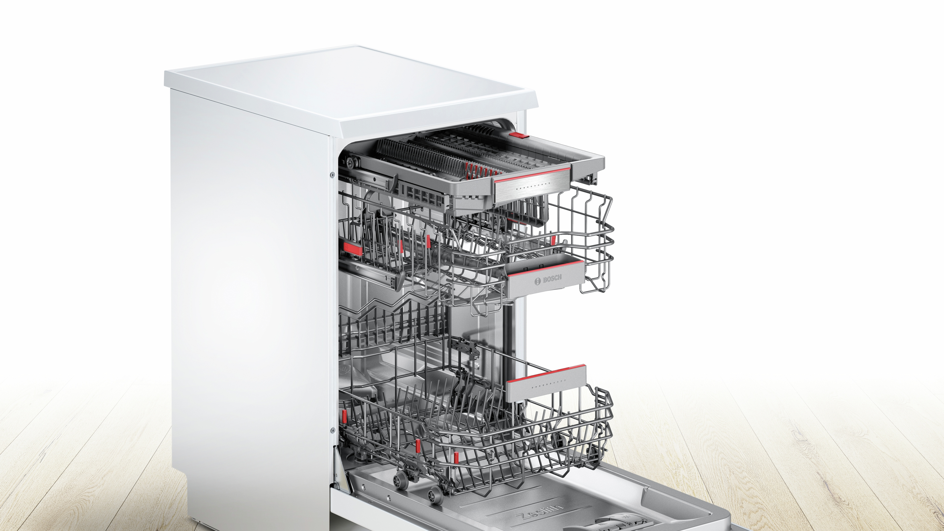 Lavavajillas - Bosch SPS66TW00E, 2400 W, 50; 60 Hz, A++, Blanco