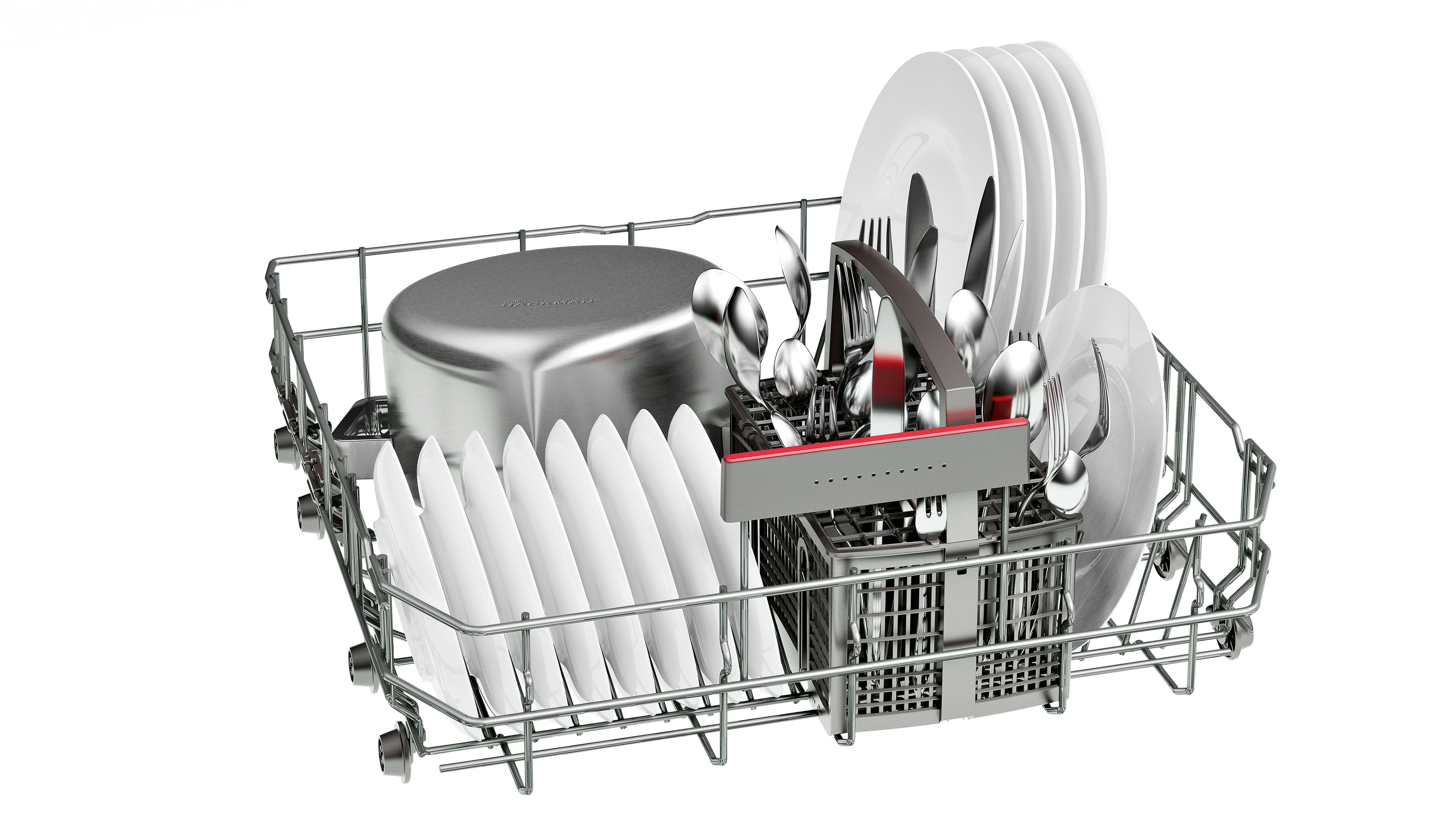 Lavavajillas - Bosch SMS46II14E, 2400 W, 50; 60 Hz, A+++, Acero inoxidable cromo pintado