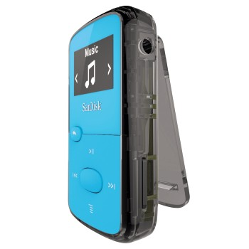 SANDISK Clip Jam Mp3-Player (8 GB, Blau)