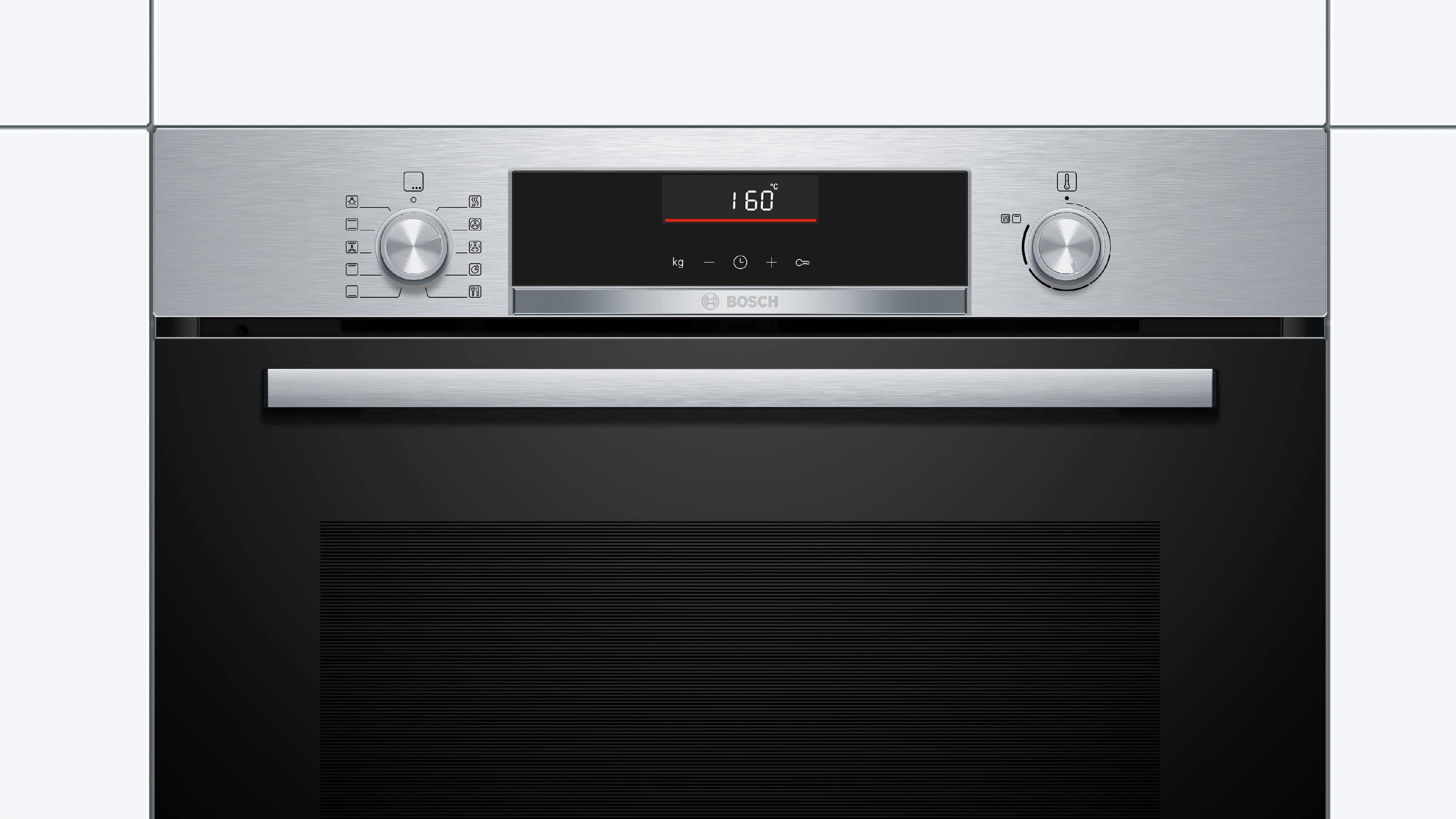 Horno - Bosch HBB536BS0, 3400 W, 50-60 Hz, A, Acero inoxidable