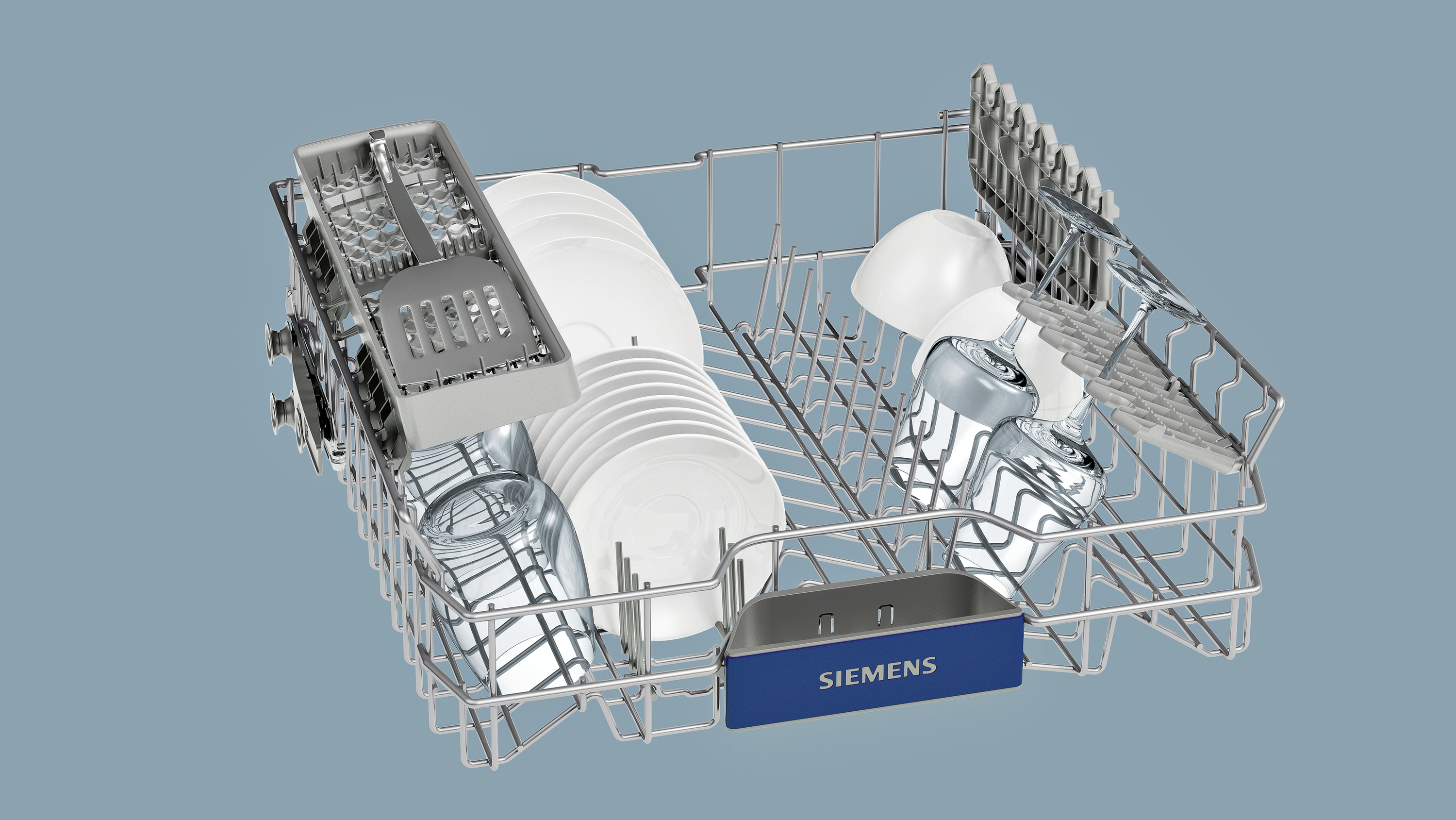 Lavavajillas - Siemens SN236W01IE, 2400 W, 50-60 Hz, A+++, Blanco
