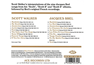 Scott Walker, Jacques Brel - Scott Walker Meets Jacques Brel  - (CD)