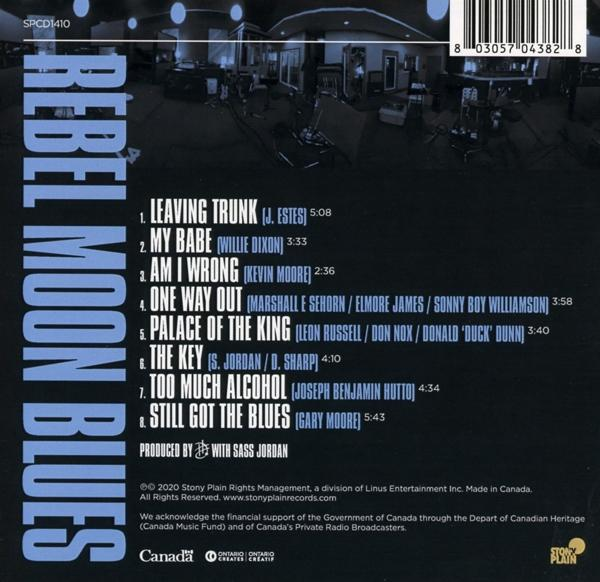 Sass Jordan - Rebel (CD) Blues - Moon