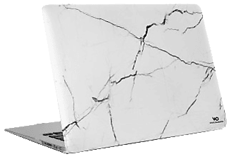 WHITE DIAMONDS Marble Notebooktasche Backcover für Apple Kunststoff, Weiß