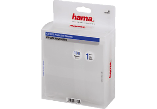 HAMA CD-/DVD-Schutzhüllen 100, Transparent
