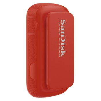 SANDISK Clip Sport Plus Mp3-Player (16 GB, Rot)