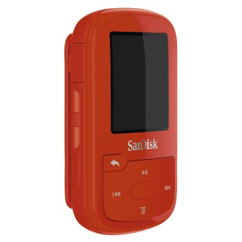 SANDISK Clip Sport Plus Mp3-Player (16 GB, Rot)