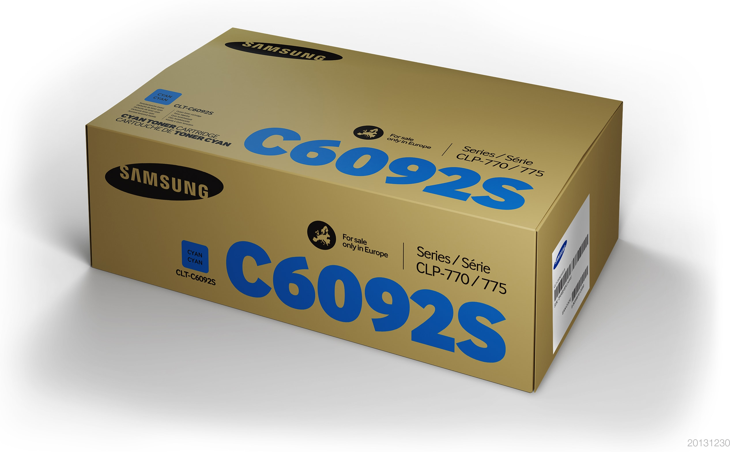 Tóner de láser - Samsung CLT-C6092S, 7000 Páginas, Cian
