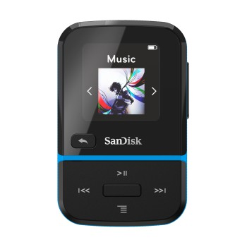 SANDISK Clip Sport Go MP3 Player (16 GB, Blau)