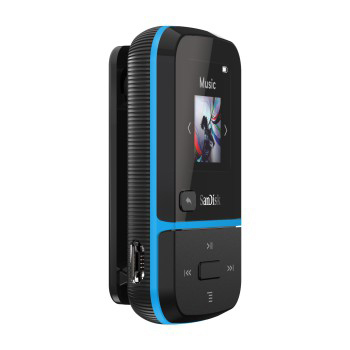 SANDISK Clip Sport Go MP3 Player (16 GB, Blau)