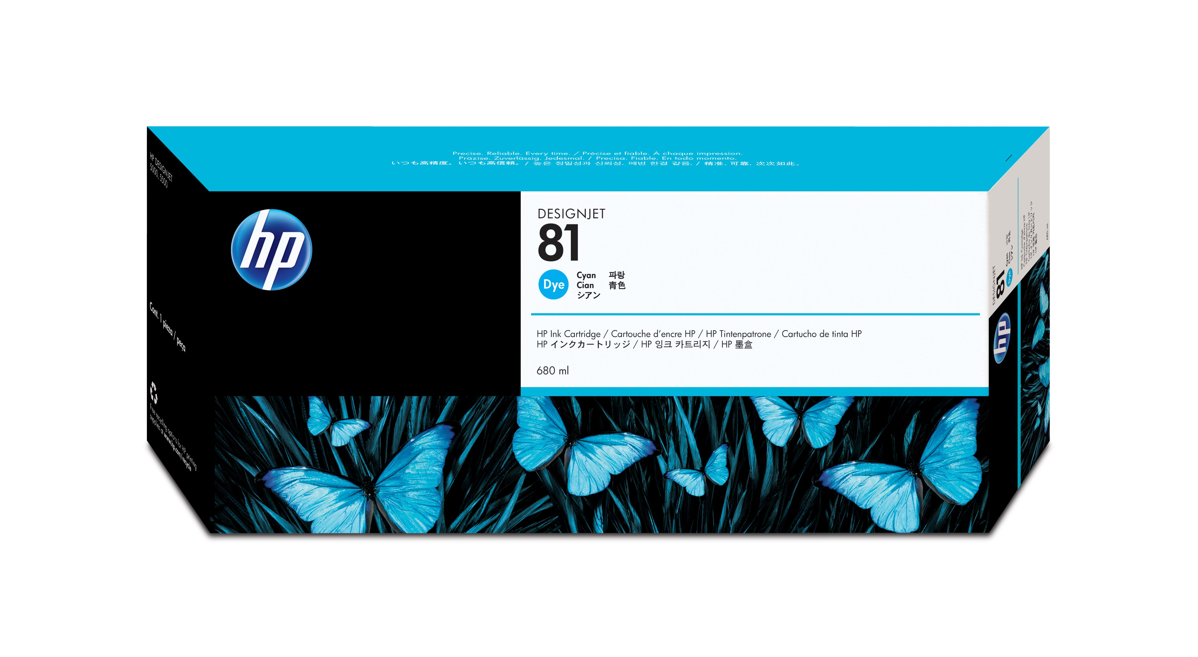 Toner - HP 81 - Cián