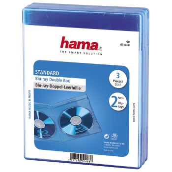 HAMA 051468 BD Doppel Box Blau