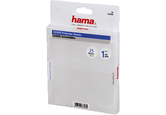 HAMA 33808 CD-/DVD-Schutzhüllen 25, Transparent