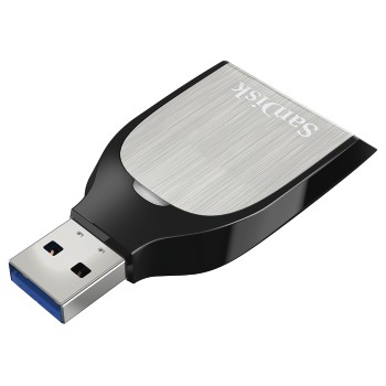 SANDISK UHS I/II, Kartenleser, Schwarz