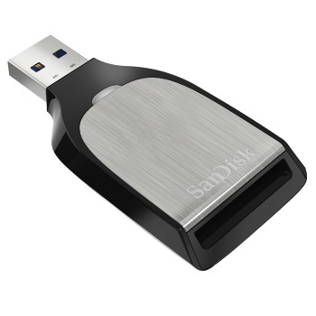 SANDISK UHS I/II, Kartenleser, Schwarz