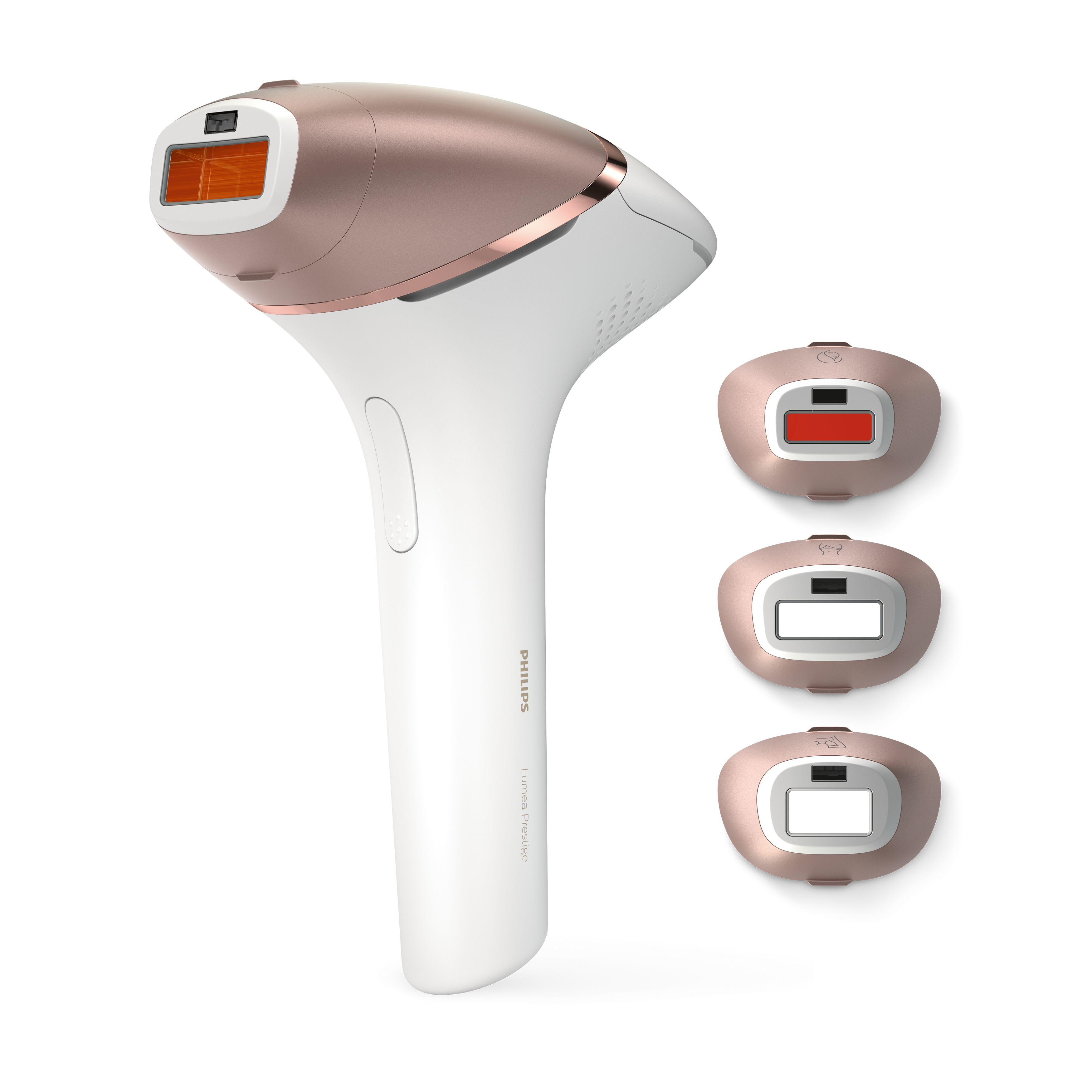 PHILIPS Lumea Prestige IPL-Haarentfernungsgerät BRI956/00, weiß-rosegold IPL-Haarentfernungsgerät (weiß, roségold, mit , )