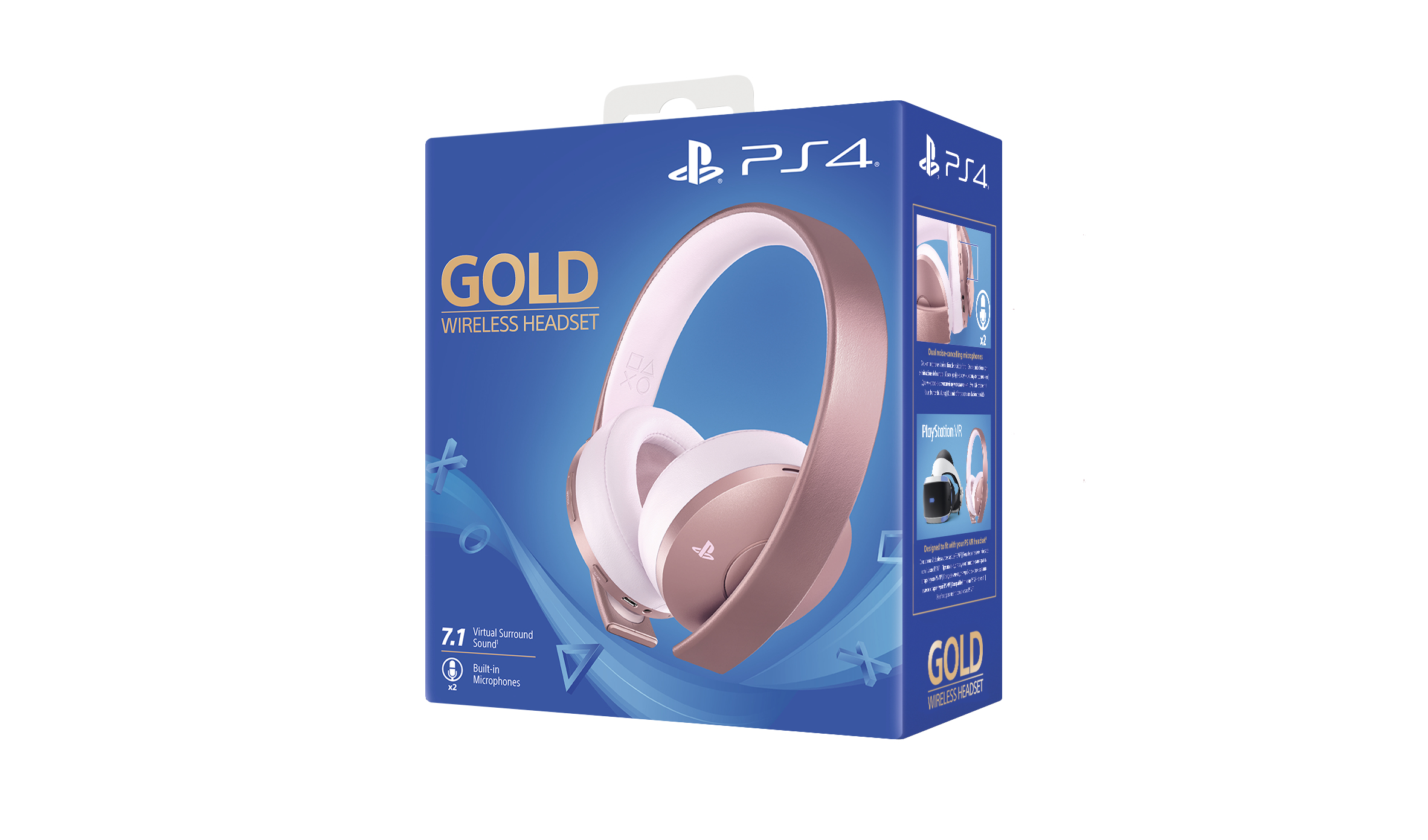 PS4 popular Rose Gold wireless headset