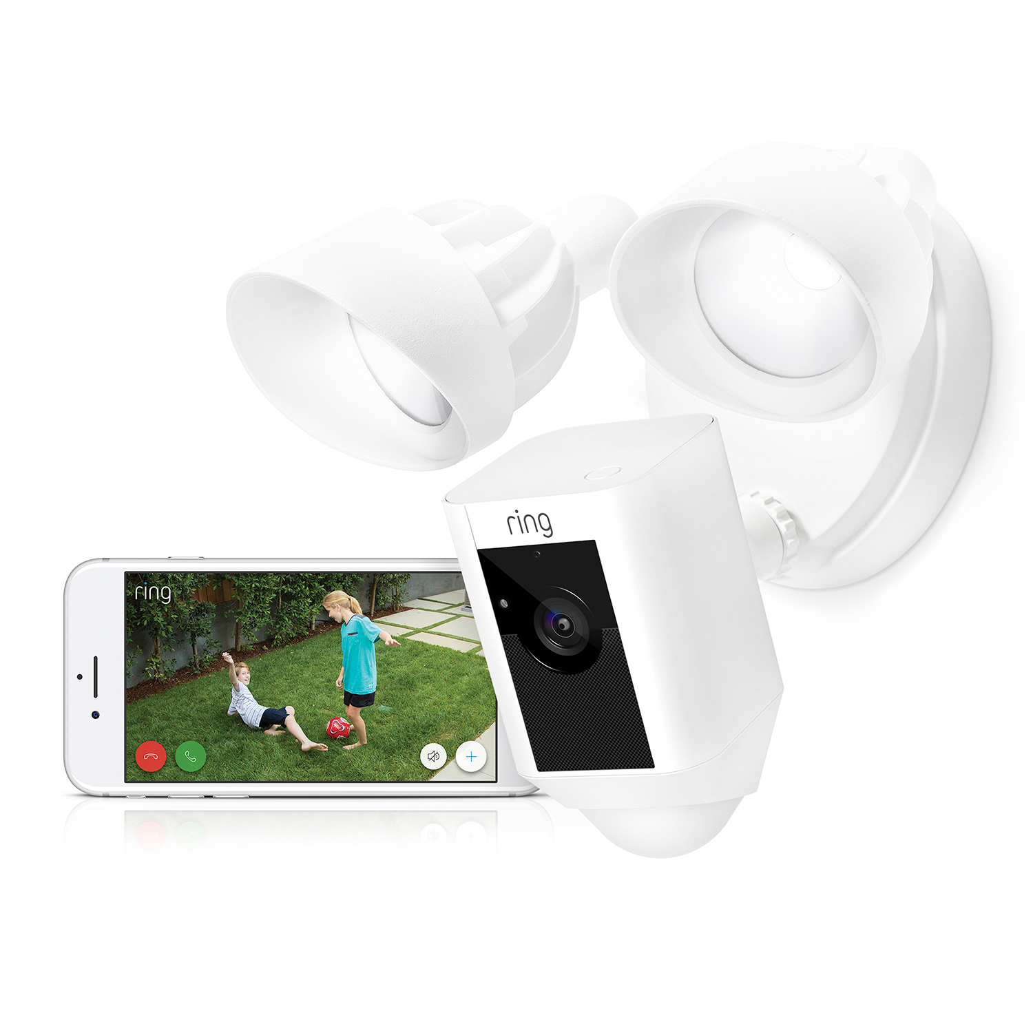 RING Floodlight Cam Wit